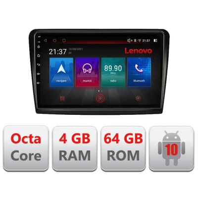 Navigatie Skoda Superb 2 E-SUPERB2 Octa Core cu Android Radio Bluetooth Internet GPS WIFI DSP 4+64GB 4G