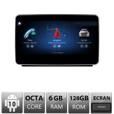 RESIGILAT Navigatie dedicata Mercedes W166 ML GL NTG5 EDT-B8432N-V3 ecran 12.3" Android Gps Internet Bluetooth USB Video Qualcomm 8 GB + 256 GB