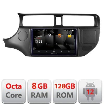 Navigatie Kia Rio 2011-2014 5960Pro-rio-11 Android Octa Core Qualcomm 2K Qled 8+128 DTS DSP 360 4G Optical