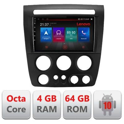 Navigatie Hummer H3 Android radio gps internet Octa Core 4+64 LTE Kit-h3+EDT-E509-PRO