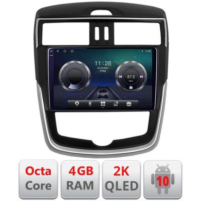 Navigatie Nissan Pulsar 2014-2018 Android ecran Qled 2K Octa core 4+32 KIT-pulsar+EDT-E409-2K