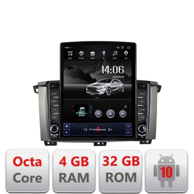 Navigatie Toyota Land Cruiser L100 2002-2006 Android radio gps internet Octa Core 4+64 LTE KIT-L105+EDT-E710