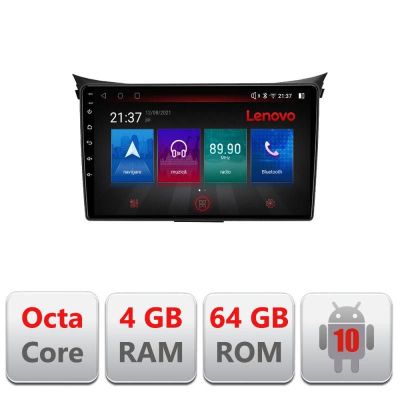 Navigatie HHyundai I30 2011-2016 Octa Core cu Android Radio Bluetooth Internet GPS WIFI DSP 4+64GB 4G Kit-i30-2011+EDT-