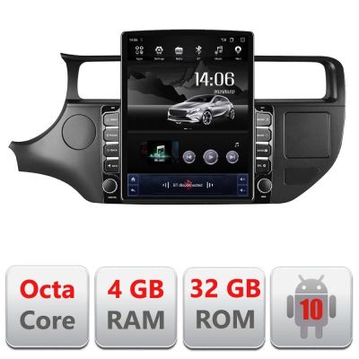 Navigatie Kia Rio 2011-2014 G-rio-11 ecran tip TESLA 9.7" cu Android Radio Bluetooth Internet GPS WIFI 4+32GB DSP 4G O