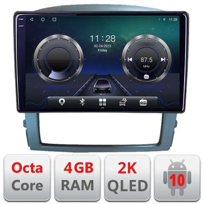 Navigatie Kia Sorento 2002-2008 Android Octa Core Ecran 2K QLED GPS 4G 4+32GB 360 KIT-sorento2002+EDT-E409-2K