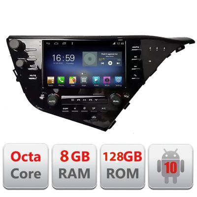 Navigatie Toyota Camry 2017-2021 V2 Android radio gps internet Octa Core 8+128 LTE kit-camry-2018-plus+EDT-E609