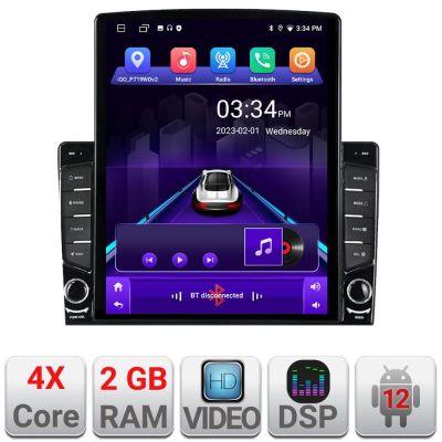 Navigatie Kia Ceed 2010-2012 Android radio gps internet quad core 2+32 ecran vertical 9.7" KIT-Ceed10+EDT-E708