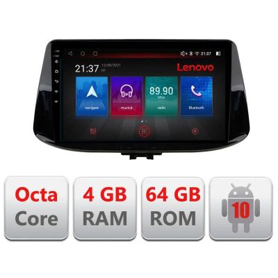 Navigatie HHyundai I30 2017- E-1041 Octa Core cu Android Radio Bluetooth Internet GPS WIFI DSP 4+64GB 4G