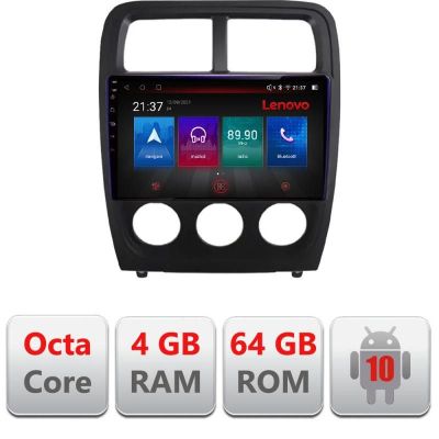 Navigatie Dodge Caliber 2010-2012 E-CALIBER Octa Core cu Android Radio Bluetooth Internet GPS WIFI DSP 4+64GB 4G