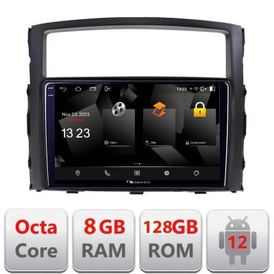 Navigatie Mitsubishi Pajero 5960Pro-452 Android Octa Core Qualcomm 2K Qled 8+128 DTS DSP 360 4G Optical