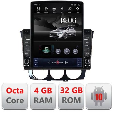 Navigatie Mazda RX8 2008-2011 Tip Tesla Android radio gps internet 8core 4G 4+32 kit-rx8-11+EDT-E709