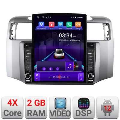 Navigatie Toyota 4runner 2009-2019 Android radio gps internet quad core 2+32 ecran vertical 9.7" KIT-4runner+EDT-E708