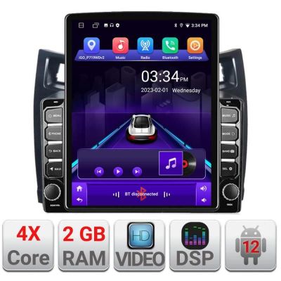 Navigatie Toyota Yaris 2008-2011 K-YARIS08 ecran tip TESLA 9.7" cu Android Radio Bluetooth Internet GPS WIFI 2+32 DSP