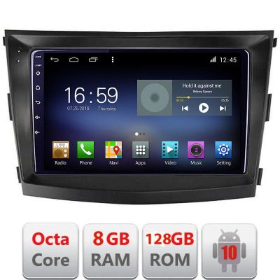 Navigatie SsangYong Tivoli 2015-2019 Android radio gps internet Octa Core 8+128 LTE kit-tivoli2015+EDT-E609