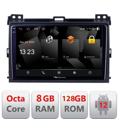 Navigatie Toyota Prado 2007- 5960Pro-456 Android Octa Core Qualcomm 2K Qled 8+128 DTS DSP 360 4G Optical v1