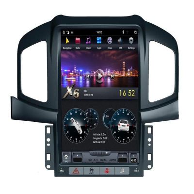 Navigatie Chevrolet Captiva 2012-cu Android GPS Bluetooth Radio Internet procesor Six Core si ecran tip Tesla