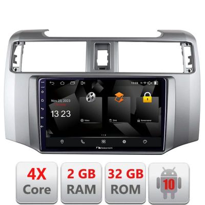 Navigatie Toyota 4runner 2009-2019 Android Ecran 720P Quad Core 2+32 carplay android auto