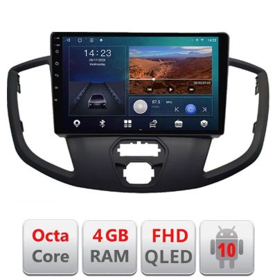 Navigatie Ford Transit V363 2015-2021 Android radio gps internet quad core 4+64 carplay android auto Kit-custom+EDT-E309v3