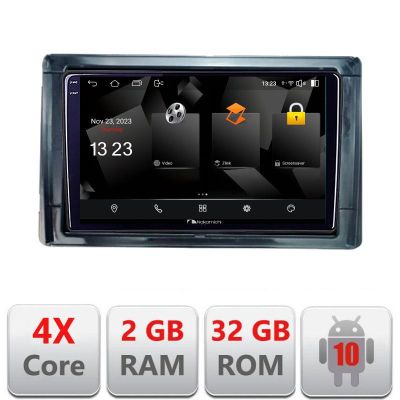 Navigatie Toyota 2DIN 5230-TY2DIN Android Ecran 720P Quad Core 2+32 carplay android auto