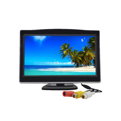 Monitor auto pentru camera de mers cu spatele 5" diagonala alimentare la 12V EDT-5AV