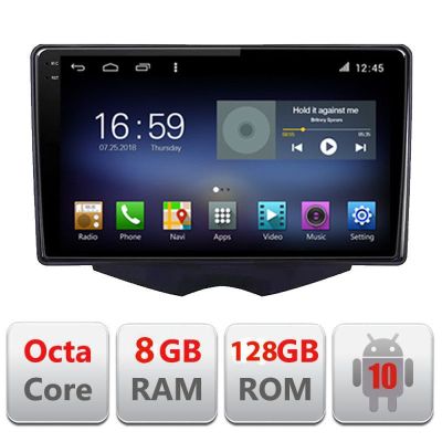 Navigatie Hyundai Veloster Android radio gps internet Octa Core 8+128 LTE kit-veloster+EDT-E609