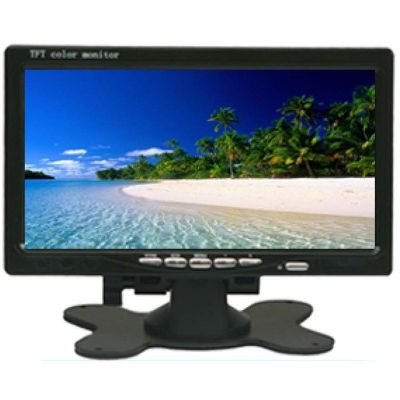 Monitor video LCD auto de 7" 12-24V