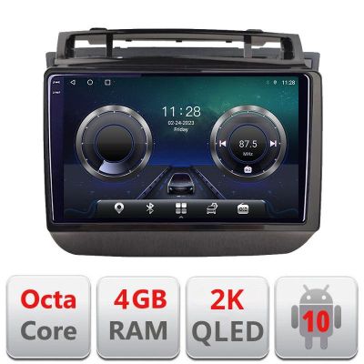 Navigatie VW Touareg 2012-2019 C-1142 Android Octa Core Ecran 2K QLED GPS 4G 4+32GB 360 KIT-1142+EDT-E409-2K