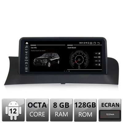 Navigatie BMW X3 X4 F25 F26 2010-2011 cu ecran CIC Android ecran 12.3" 8+128 4G BT