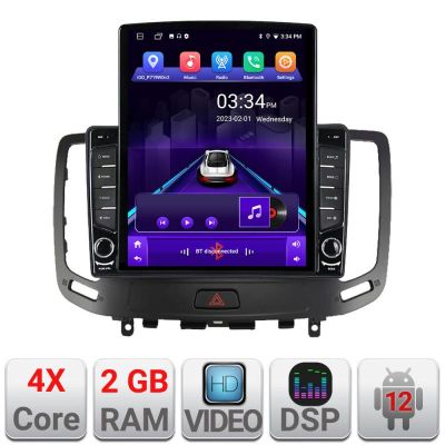 Navigatie Infiniti G35 G37 2006-2013 Android radio gps internet quad core 2+32 ecran vertical 9.7" KIT-G25+EDT-E708