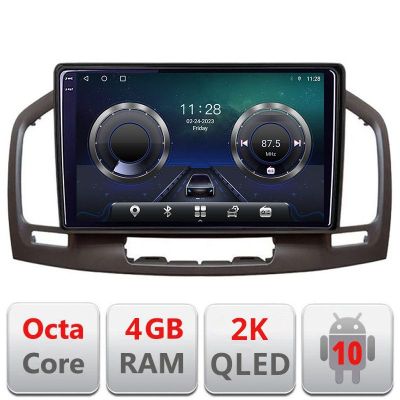 Navigatie Opel Insignia 2009-2013 C-114 Android Octa Core Ecran 2K QLED GPS 4G 4+32GB 360 KIT-114+EDT-E409-2K