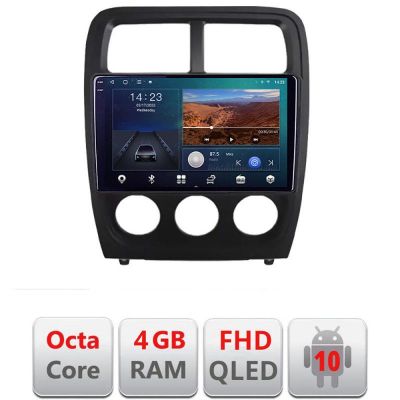 Navigatie Dodge Caliber 2010-2012 B-CALIBER Android Ecran QLED octa core 4+64 carplay android auto KIT-caliber+EDT-E309V3