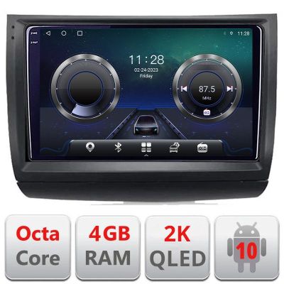 Navigatie Toyota Prius 2002-2010 C-prius Android Octa Core Ecran 2K QLED GPS 4G 4+32GB 360 KIT-prius+EDT-E409-2K