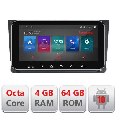 Navigatie Seat Arona Android radio gps internet 4+64 ecran 10.33" kit-arona+EDT-E209v2