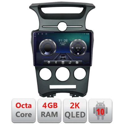 Navigatie Kia Carens 2006-2012 clima automata Android ecran Qled 2K Octa core 4+32 KIT-carens-2006+EDT-E409-2K