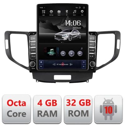 Navigatie Honda Accord 2008-2012 G-8951 ecran tip TESLA 9.7" cu Android Radio Bluetooth Internet GPS WIFI 4+32GB DSP 4