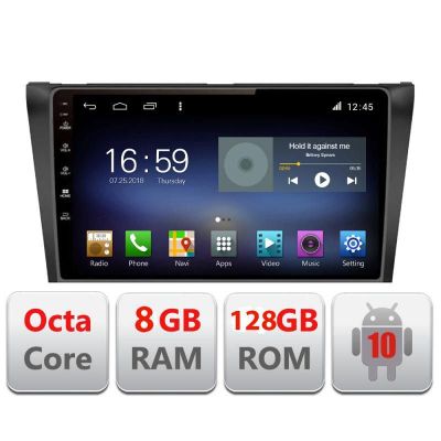 Navigatie Mazda 3 2009-2014 F-034 Octa Core cu Android Radio Bluetooth Internet GPS WIFI DSP 8+128GB 4G