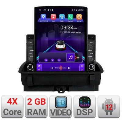 Navigatie Audi Q3 2011-2018 Android radio gps internet quad core 2+32GB ecran vertical 9.7" Kit-q3+EDT-E708