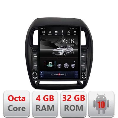 Navigatie Mitsubishi ASX 2017-2021 model facelift Android radio gps internet Octa Core 4+64 LTE Kit-026-facelift+EDT-E709