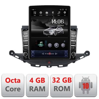 Navigatie Opel Astra K G-ASTRAK ecran tip TESLA 9.7" cu Android Radio Bluetooth Internet GPS WIFI 4+32GB DSP 4G Octa C