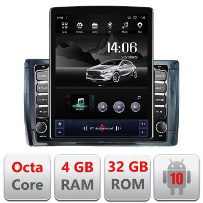 Navigatie Toyota 2DIN G-TY2DIN ecran tip TESLA 9.7" cu Android Radio Bluetooth Internet GPS WIFI 4+32GB DSP 4G Octa Co