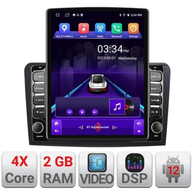 Navigatie Mercedes ML GL K-213 ecran tip TESLA 9.7" cu Android Radio Bluetooth Internet GPS WIFI 2+32 DSP Quad Core