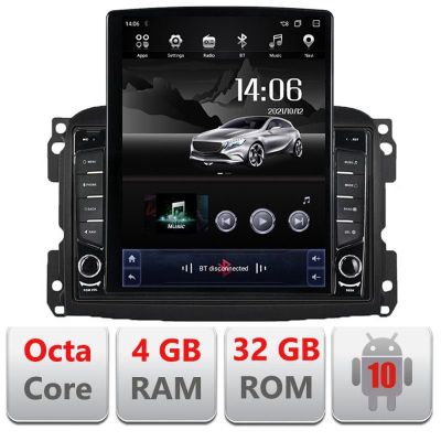 Navigatie Fiat 500 2015-2021 Android radio gps internet Octa Core 4+64 LTE Kit-500new+EDT-E710