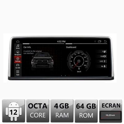 Navigatie BMW X1 F48 2016-2019 cu ecran EVO Android ecran 10.25" 4+64 4G BT