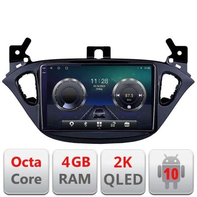 Navigatie Opel Corsa 2013-2016 C-corsa Android Octa Core Ecran 2K QLED GPS 4G 4+32GB 360 kit-corsa+EDT-E409-2K