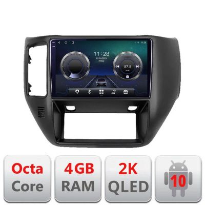 Navigatie Nissan Patrol Android Octa Core Ecran 2K QLED GPS 4G 4+32GB 360 KIT-patrol+EDT-E409-2K