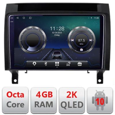 Navigatie Mercedes SLK 2004-2011 C-SLK Android Octa Core Ecran 2K QLED GPS 4G 4+32GB 360 KIT-SLK+EDT-E409-2K