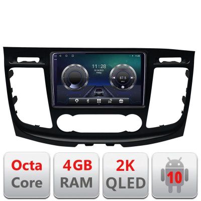 Navigatie Ford Transit 2019- varianta radio cd simplu Android Octa Core Ecran 2K QLED GPS 4G 4+32GB 360 KIT-transit-2019-a+EDT-E409-2K