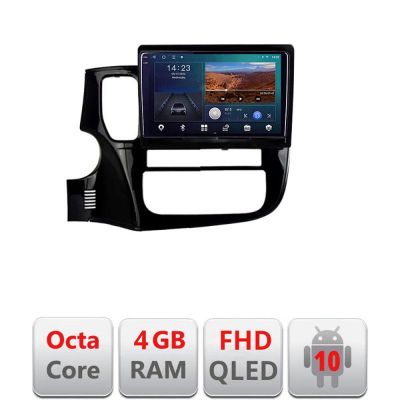 Navigatie Mitsubishi Outlander 2014- B-1230 Android Ecran QLED octa core 4+64 carplay android auto KIT-1230+EDT-E310V3