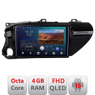 Navigatie Toyota Hilux 2016- B-TY59 Android Ecran QLED octa core 4+64 carplay android auto KIT-TY59+EDT-E310V3