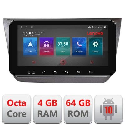 Navigatie Seat Altea 2005-2014 Android radio gps internet Octa Core 4+64 LTE ecran de 10.33' wide Kit-altea+EDT-E511-PRO